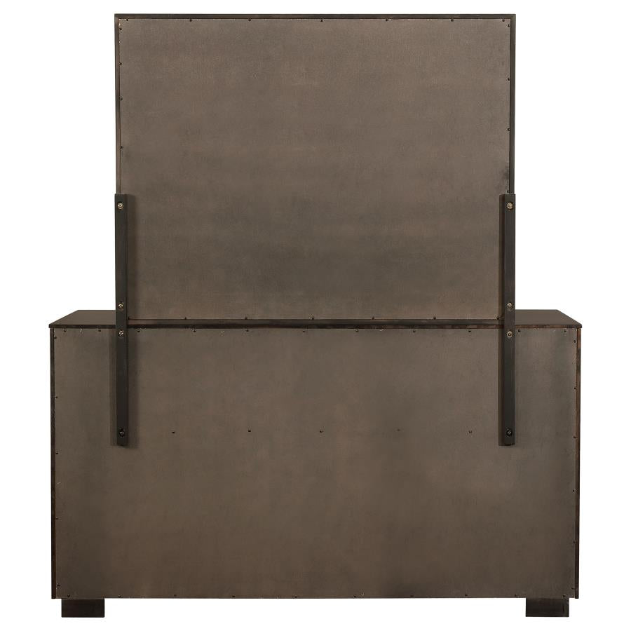 Durango 8-drawer Dresser with Mirror Smoked Peppercorn - 223263M