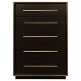 Durango 5-drawer Bedroom Chest Smoked Peppercorn - 223265