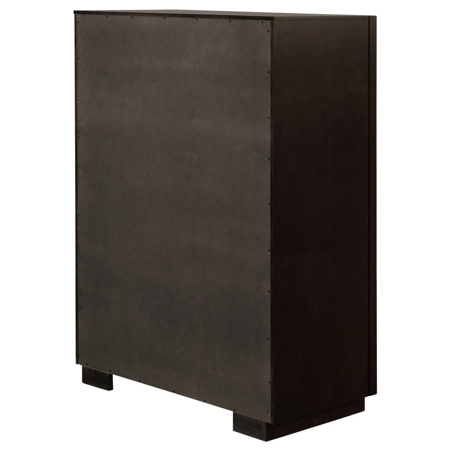 Durango 5-drawer Bedroom Chest Smoked Peppercorn - 223265