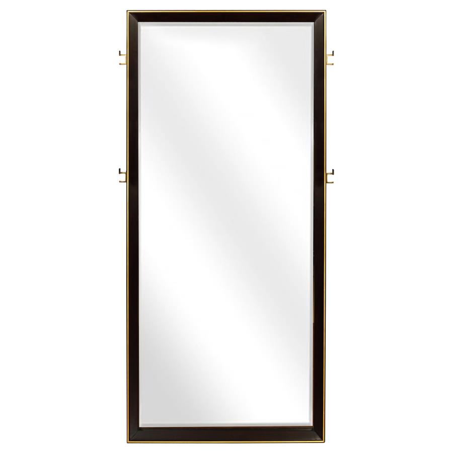Durango 80-inch Standing Floor Mirror Smoked Peppercorn - 223270