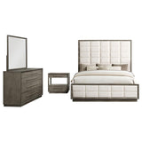 Durango 4-piece Eastern King Bedroom Set Taupe Oak - 223271KE-S4