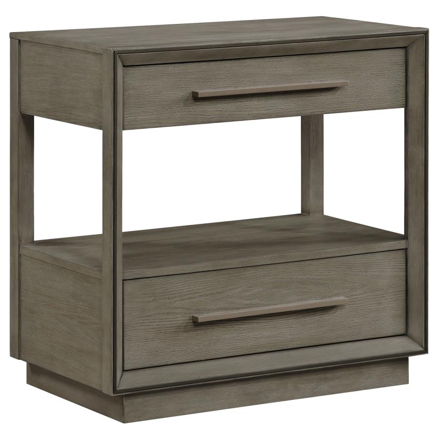 Durango 4-piece Eastern King Bedroom Set Taupe Oak - 223271KE-S4