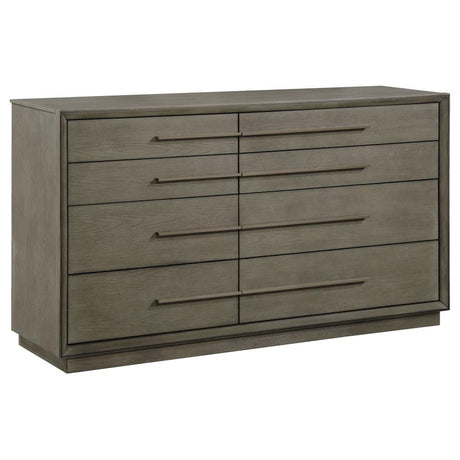 Durango 4-piece Eastern King Bedroom Set Taupe Oak - 223271KE-S4
