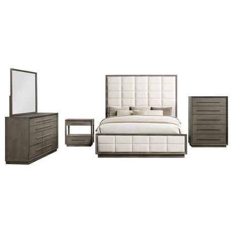 Durango 5-piece California King Bedroom Set Taupe Oak - 223271KW-S5