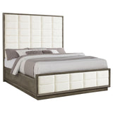 Durango 80-inch California King Panel Bed Taupe Oak - 223271KW
