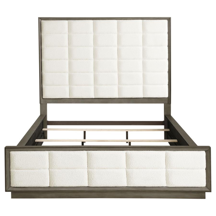 Durango 80-inch California King Panel Bed Taupe Oak - 223271KW