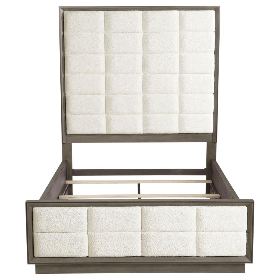 Durango 80-inch Queen Panel Bed Taupe Oak - 223271Q
