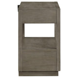 Durango 2-drawer Nightstand Bedside Table Taupe Oak - 223272