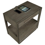 Durango 2-drawer Nightstand Bedside Table Taupe Oak - 223272