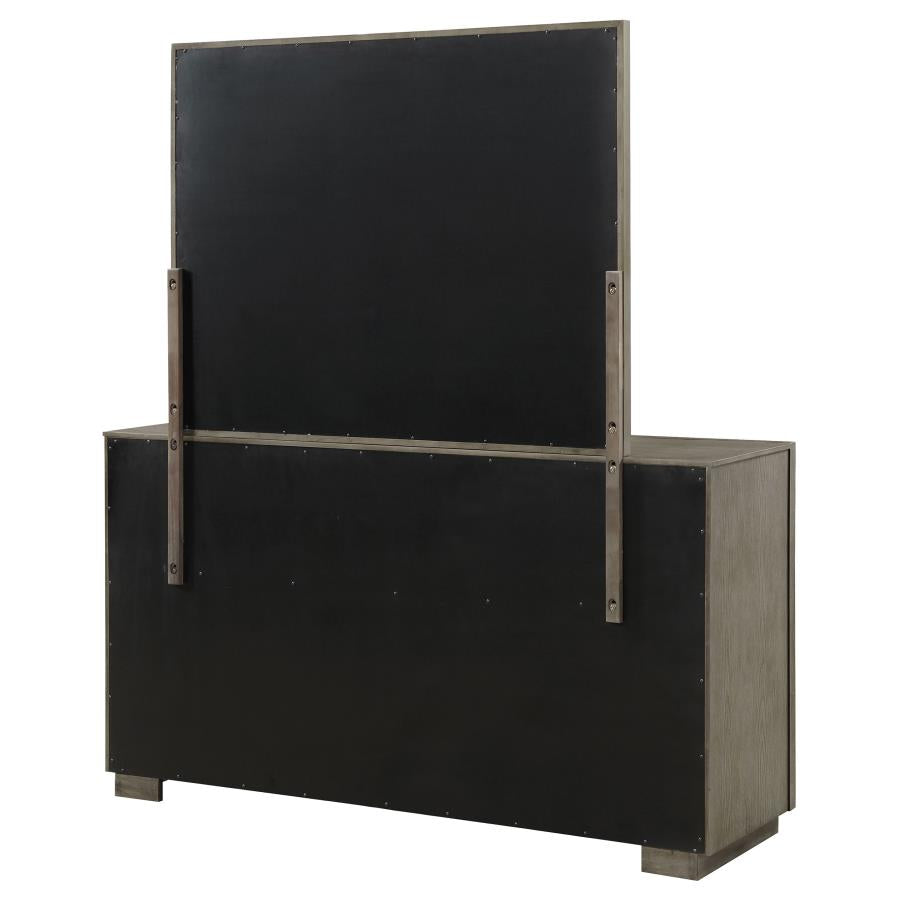 Durango 8-drawer Dresser and Mirror Taupe Oak - 223273M