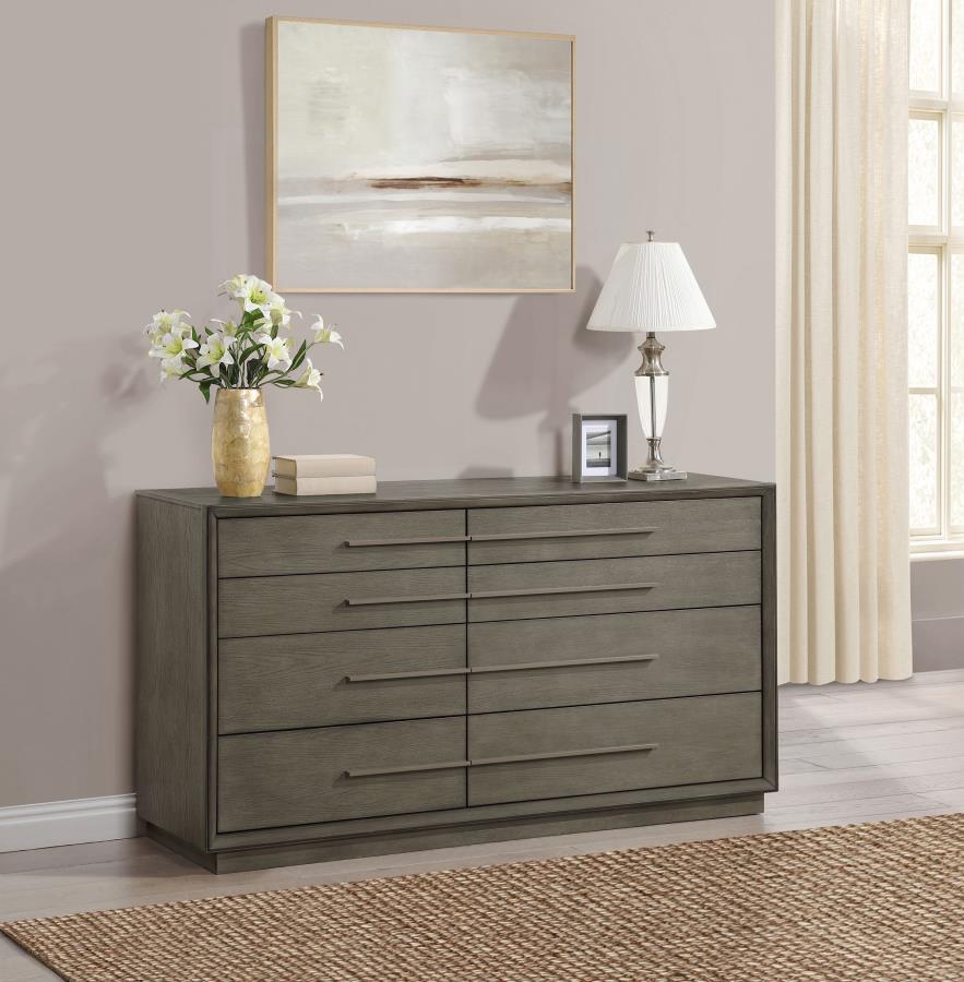 Durango 8-drawer Dresser Taupe Oak - 223273