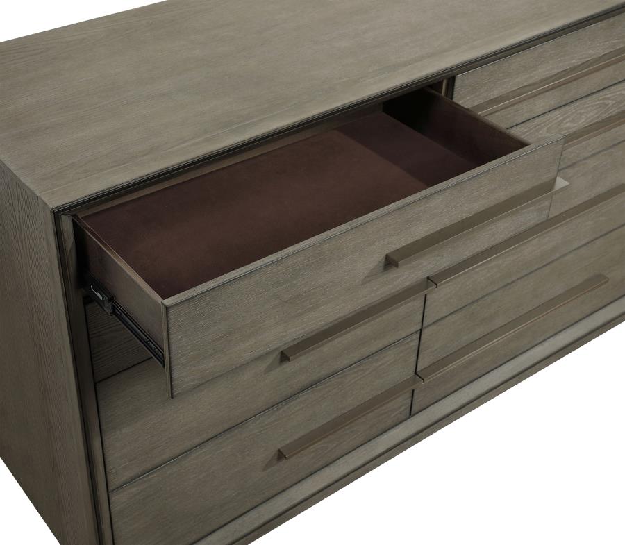 Durango 8-drawer Dresser Taupe Oak - 223273