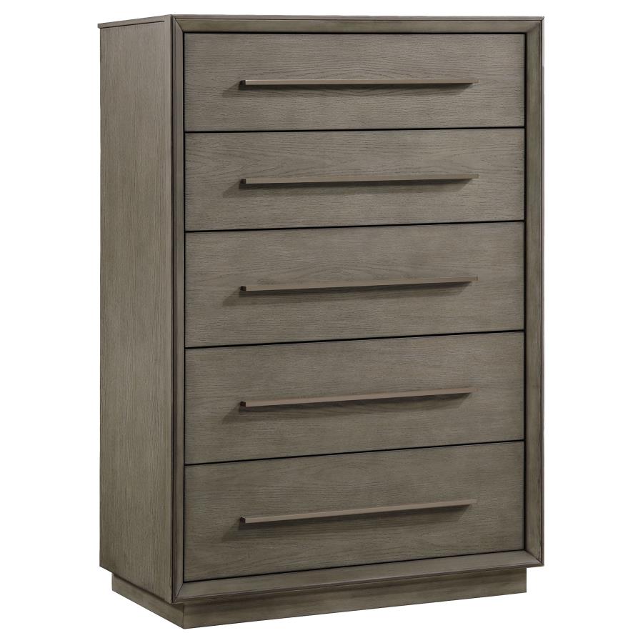Durango 5-drawer Bedroom Chest Taupe Oak - 223275