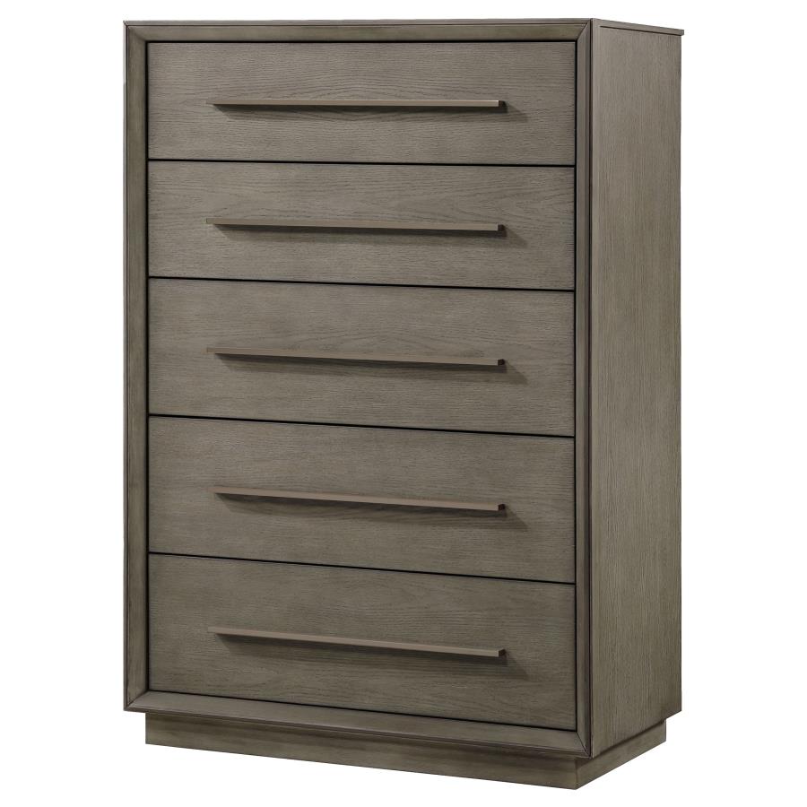 Durango 5-drawer Bedroom Chest Taupe Oak - 223275