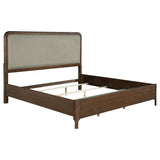 Maderia 5-piece Eastern King Bedroom Set Walnut - 223321KE-S5