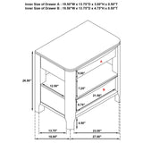 Maderia 4-piece California King Bedroom Set Walnut - 223321KW-S4