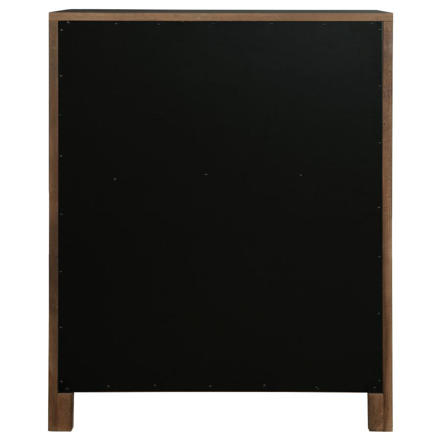Maderia 5-drawer Chest of Drawers Walnut - 223325