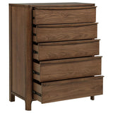 Maderia 5-drawer Chest of Drawers Walnut - 223325