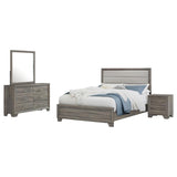 Wright 4-piece Queen Bedroom Set Brown Oak - 223341Q-S4