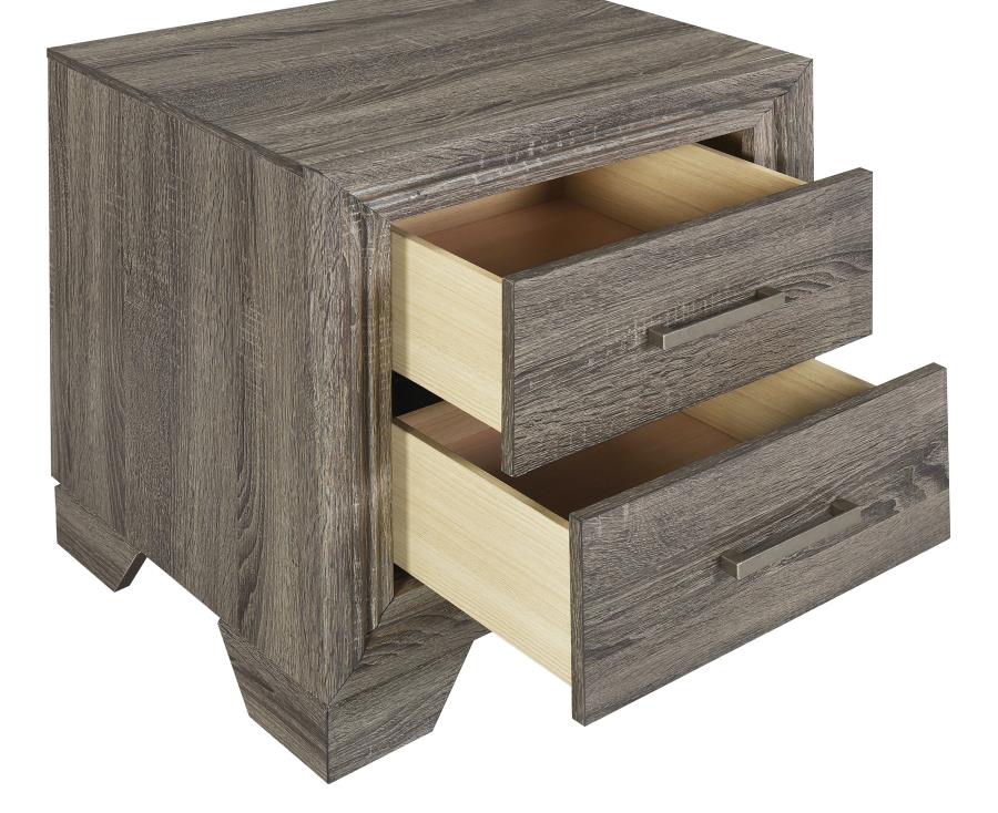 Wright 4-piece Queen Bedroom Set Brown Oak - 223341Q-S4
