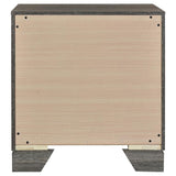 Wright 2-drawer Nightstand Bedside Table Brown Oak - 223342