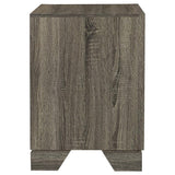 Wright 2-drawer Nightstand Bedside Table Brown Oak - 223342