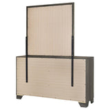 Wright 6-drawer Dresser and Mirror Brown Oak - 223343M