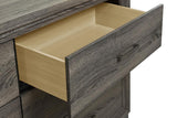 Wright 6-drawer Dresser and Mirror Brown Oak - 223343M