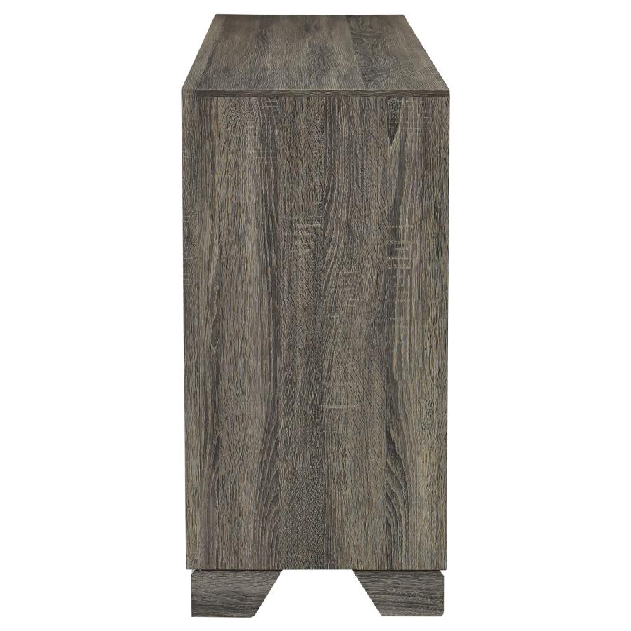 Wright 6-drawer Dresser Cabinet Brown Oak - 223343