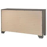 Wright 6-drawer Dresser Cabinet Brown Oak - 223343