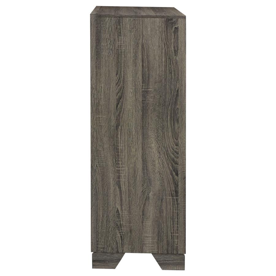 Wright 4-drawer Chest of Drawers Brown Oak - 223345