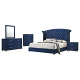 Melody 5-piece California King Bedroom Set Pacific Blue - 223371KW-S5