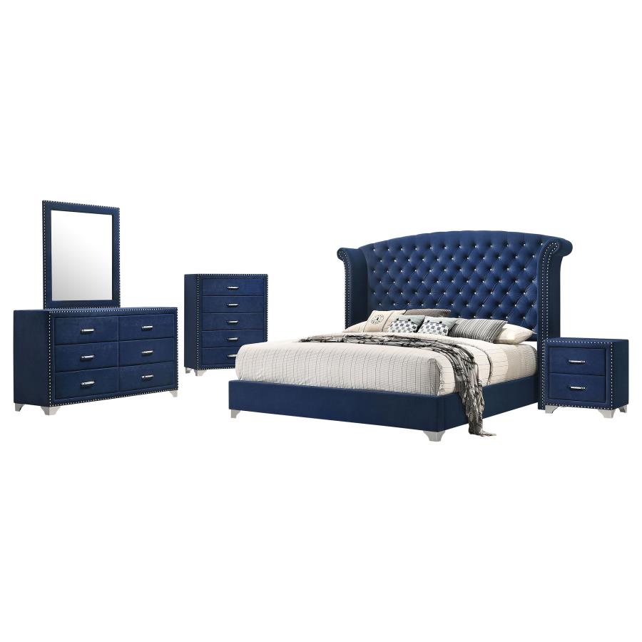 Melody 5-piece Queen Bedroom Set Pacific Blue - 223371Q-S5