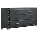 Melody 5-piece Eastern King Bedroom Set Grey - 223381KE-S5