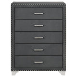 Melody 5-drawer Bedroom Chest Grey - 223385