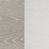 Evangeline Wood Eastern King LED Panel Bed Silver Oak - 223391KE