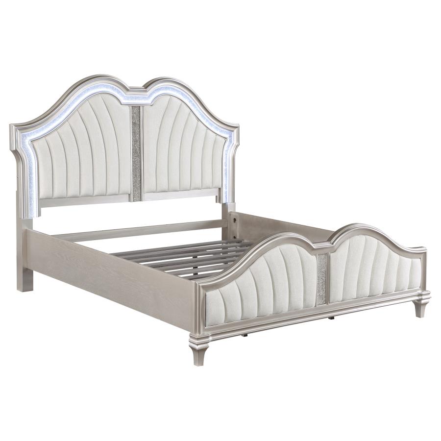 Evangeline 4-piece California King Bedroom Set Silver Oak - 223391KW-S4