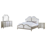 Evangeline 4-piece Queen Bedroom Set Silver Oak - 223391Q-S4