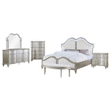 Evangeline 5-piece Queen Bedroom Set Silver Oak - 223391Q-S5