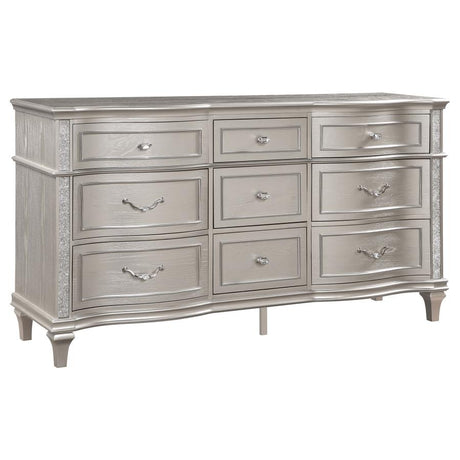 Evangeline 5-piece Queen Bedroom Set Silver Oak - 223391Q-S5