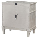 Evangeline 3-drawer Nightstand Silver Oak - 223392