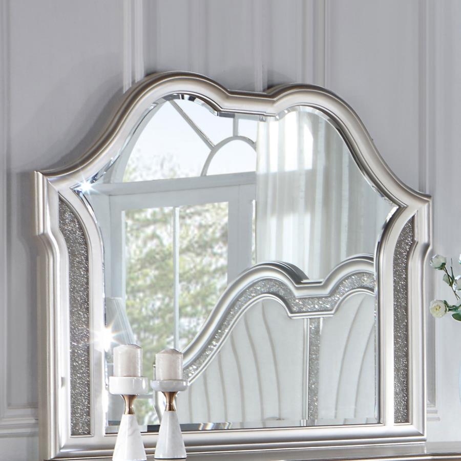 Evangeline Dresser Mirror Silver Oak - 223394