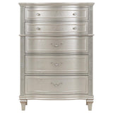 Evangeline 6-drawer Bedroom Chest Silver Oak - 223395
