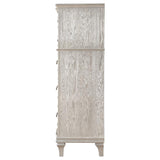 Evangeline 6-drawer Bedroom Chest Silver Oak - 223395