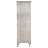 Evangeline 6-drawer Bedroom Chest Silver Oak - 223395