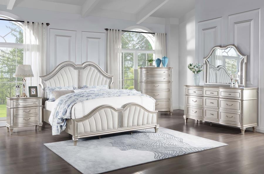 Evangeline 6-drawer Bedroom Chest Silver Oak - 223395