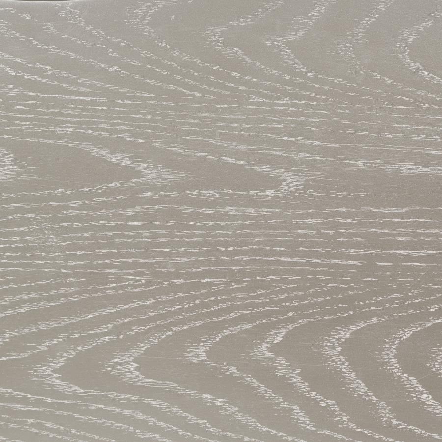 Evangeline Curved Fabric Upholstered Bench Silver Oak - 223396
