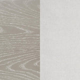 Evangeline Curved Fabric Upholstered Bench Silver Oak - 223396