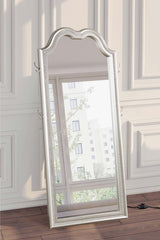 Evangeline Full Length LED Light Floor Mirror Silver Oak - 223400
