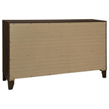 Welsley 5-piece California King Bedroom Set Walnut - 223441KW-S5